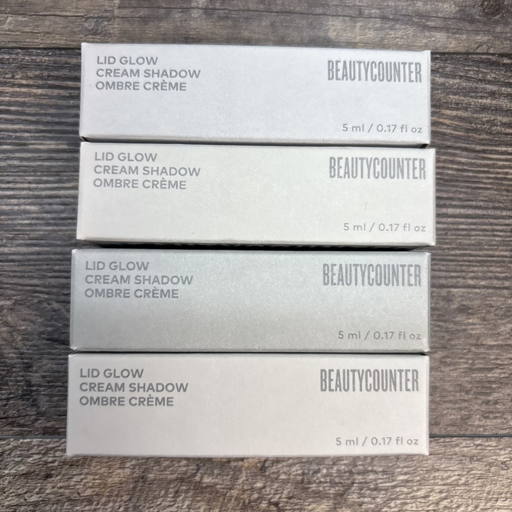 BEAUTYCOUNTER Variety 4-pack Lid Glow Cream Shadow 0.17 Fl Oz New In Box